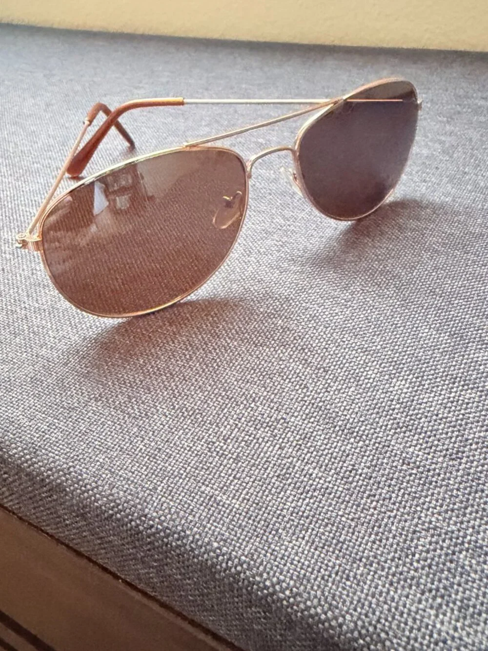 Classic Gold Aviator Sunglasses